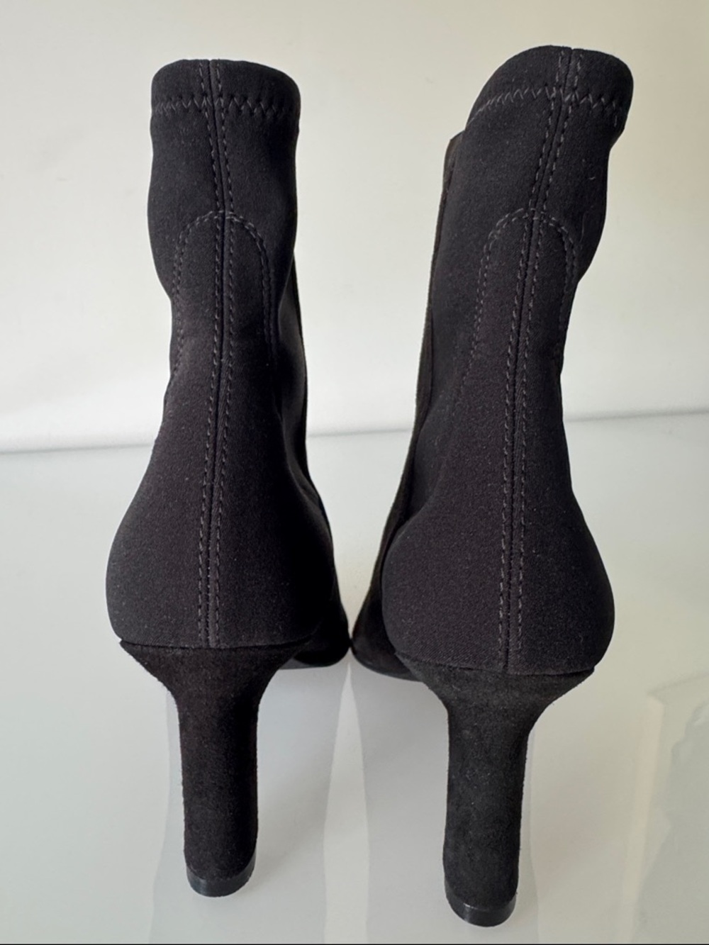 Stuart Weitzman Sue Suede Ankle Boots Black Size 5.5 - Picture 6 of 12